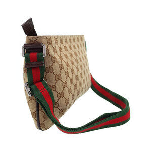 Gucci bag messenger canvas GG Brown